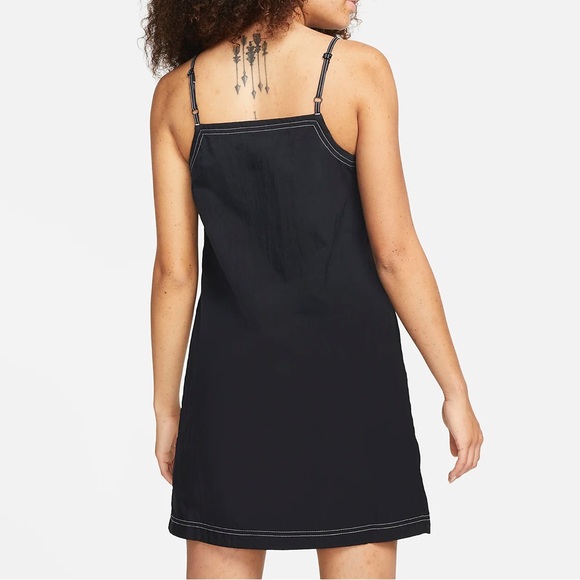 Nike swoosh woven mini dress spaghetti straps medium - Picture 6 of 12